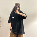 Gallery viewerに画像を読み込む, 【UATONLINEシリーズ】★Tシャツ★ 2color トップス 半袖 男女兼用 メンズ コットン 猫 ねこ ネコ
