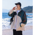 Load image into Gallery viewer, [V37 Series] ★Jacket★ 3color outerwear, unisex, men's color scheme, casual, easy to match, hat included
