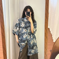 Load image into Gallery viewer, [UATONLINE Series] ★Shirt★ Tops, short sleeves, unisex, men's, openwork, floral pattern, summer clothing, loose fit
