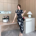 Load image into Gallery viewer, [Hanamori Series]★Chinese style dress★ Improved Chinese dress, fake layered, cute Chinese clothing
