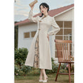 Load image into Gallery viewer, [Hanamori Series]★Chinese style dress★ Improved Chinese dress, fake layered, cute Chinese clothing
