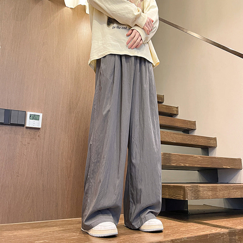 [LPZ Series] ★Chinese-style pants★ 5 colors Gaucho pants Bottoms Unisex Men's Large sizes Plain Simple