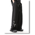 Load image into Gallery viewer, [Illustrated series]★China style pants★Bottoms China button black black unisex men's casual pants
