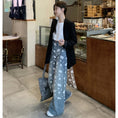 Load image into Gallery viewer, [Flower Series] ★Shorts★ Shorts Pants Denim 2color Easy to match Summer SML Blue Black
