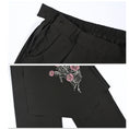 Load image into Gallery viewer, [Kokaisha Series] ★China style pants★ Chiffon gaucho pants Spring/Summer Loose Black Black SML XL
