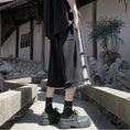 Load image into Gallery viewer, [LPZ Series] ★Chinese-style pants★ 2 colors, 7/8 length, shorts, unisex, men's, large size, fake layered
