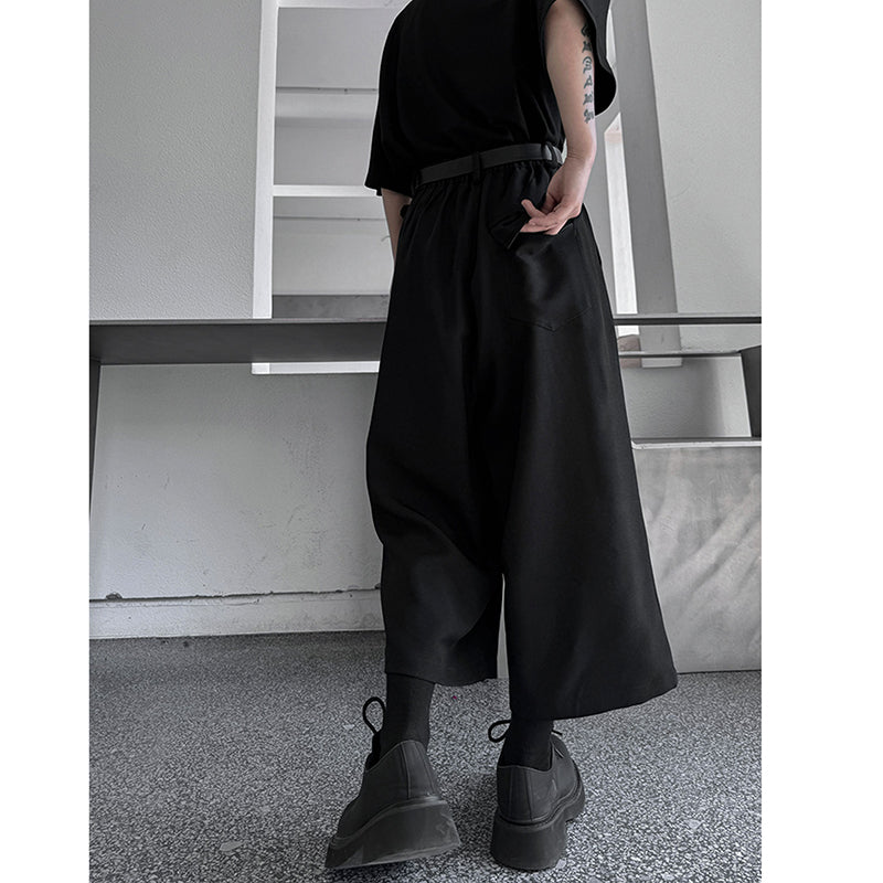 [ZHUIYI Series] ★Chinese-style trousers★ Casual pants, trousers, bottoms, unisex, men's, 8/10th length, Chinese clothing