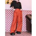 Load image into Gallery viewer, [Kokaisha Series] ★China style pants★ Chiffon gaucho pants Spring/Summer Loose Black Black SML XL
