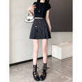 Load image into Gallery viewer, [SANMUZI Series]★China style skirt★Bottoms Mini length skirt Cute easy to match pleated skirt
