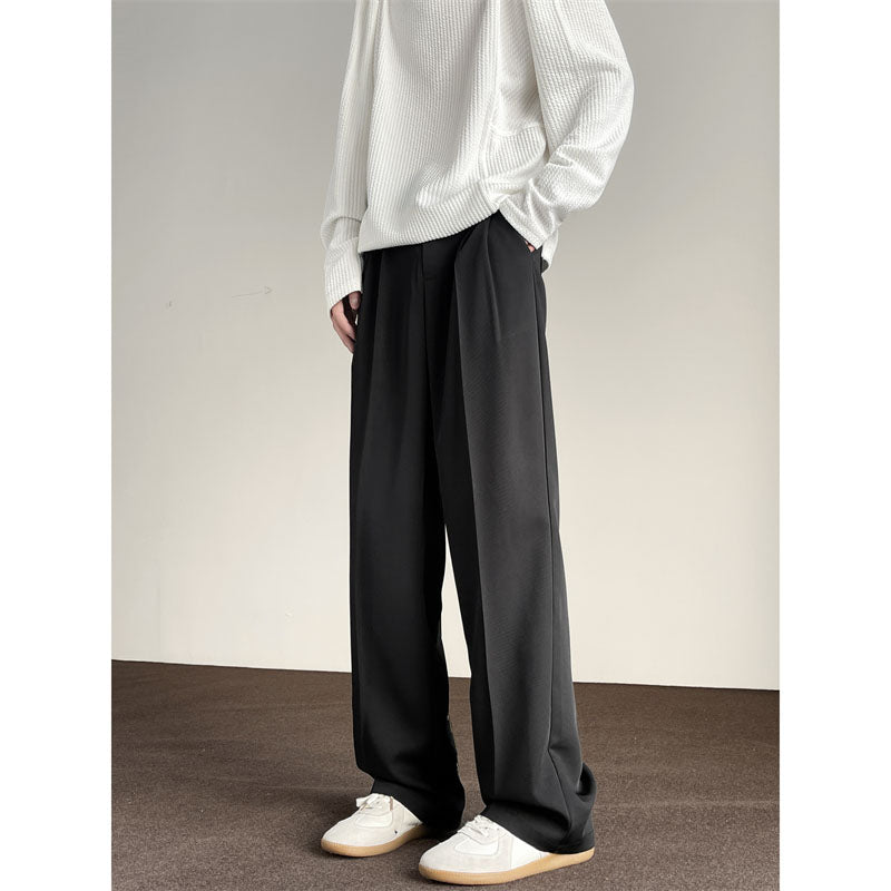 [Qotriock Series] ★Chinese-style pants★ Casual pants, trousers, bottoms, unisex, men's, large size, bamboo, black