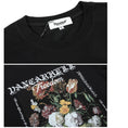 Gallery viewerに画像を読み込む, 【From Marsシリーズ】★トップス★ 2color Tシャツ 半袖 花柄 男女兼用 メンズ コットン ブラック ホワイト
