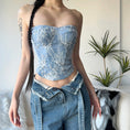 Load image into Gallery viewer, [HANMOYAN Series] ★Denim pants★ Pants Bottoms Butterfly Unique Women's Cute Easy to match
