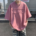 Gallery viewerに画像を読み込む, 【PPGシリーズ】★Tシャツ★ 6color トップス 半袖 男女兼用 メンズ 大きいサイズ スエード アルファベット
