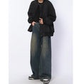 Load image into Gallery viewer, [BIGEMAN Series] ★Denim pants★ 2 colors Bottoms Unisex Men's Casual Simple Easy to match
