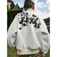 Load image into Gallery viewer, [FASHION series] ★Outerwear★ 2color embroidered stadium jacket, unisex, men's, women's, switching
