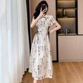 Load image into Gallery viewer, [QIANYUANXI Series] ★Chinese-style dress★ Improved Chinese dress, ink-wash pattern, cute, for dates and weddings
