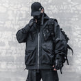 Load image into Gallery viewer, [WL Series] ★Jacket★ Outerwear with hood, unisex, men's casual, black, large pockets
