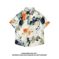 Load image into Gallery viewer, Very popular item [BEAT BOY series]★China style shirt★ Letter pattern Kanji short sleeve shirt Floral pattern shirt Print tops Unisex Men's ML XL 2XL
