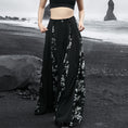 Load image into Gallery viewer, [Big Blue Dragon Series]★China style trousers★Bottoms Gaucho pants Loose Casual Black Black
