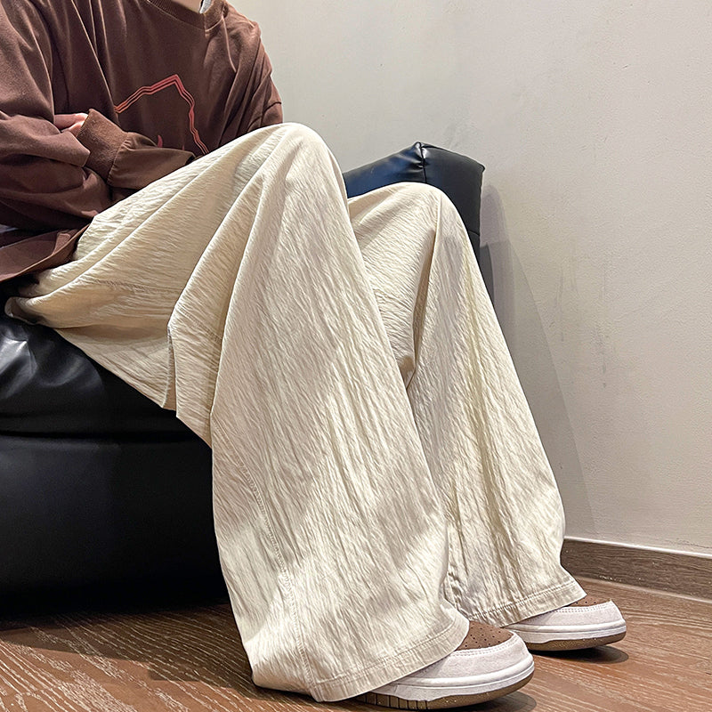 [LPZ Series] ★Chinese-style pants★ 5 colors Gaucho pants Bottoms Unisex Men's Large sizes Plain Simple