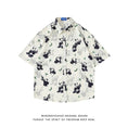 Load image into Gallery viewer, Very popular item [BEAT BOY series]★China style shirt★ Letter pattern Kanji short sleeve shirt Floral pattern shirt Print tops Unisex Men's ML XL 2XL
