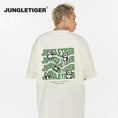 Gallery viewerに画像を読み込む, 【JUNGLETIGERシリーズ】★Tシャツ★ 5color トップス 半袖 男女兼用 メンズ コットン 黒 白 灰 緑 パンダ
