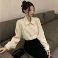 Load image into Gallery viewer, [KEKELI Series]★China style shirt★ 2color tops long sleeve shirt cute easy to match ladies
