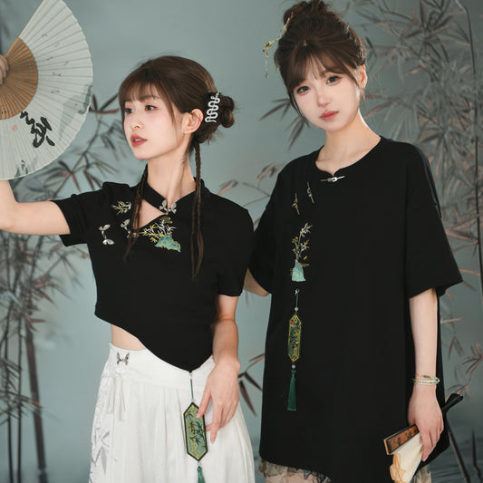 [Daiseiryuu 4 Series] ★Chinese-style tops★ Outerwear, shirts, long-sleeved shirts, sun protection, Chinese clothing, gray