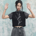 Load image into Gallery viewer, [Daiseiryusu Series] ★Chinese style tops★ T-shirt, tie-dye, slimming, fake layered, Chinese style
