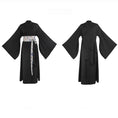 Load image into Gallery viewer, ✿New item! [Da Qinglong Shu Series]★Chinese style dress★ Belted dress Hanfu dress V neck long length Black Black
