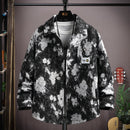 [YUANHENG Series]★Jacket★ 4color Outerwear Unisex Men's Large Size Floral Pattern Oil Painting Style