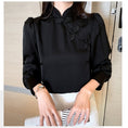 Load image into Gallery viewer, [SSCS Series]★China style tops★ Shirt 3color Chinese style shirt long sleeve black white red
