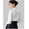 Load image into Gallery viewer, [AIIF Series]★Chinese Style Tops★ 2color Long Sleeve Shirt Chinese Clothes Easy to Match Shirt Black White
