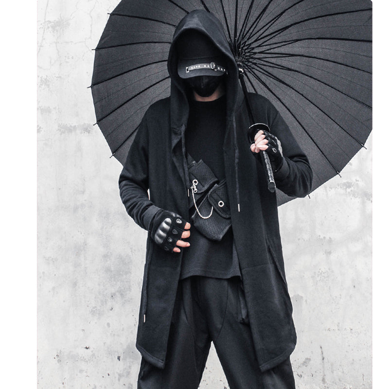 [WL Series] ★Outer★ Short sleeve type or long sleeve type Cloak with hood Unisex Men's Large size