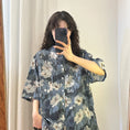 Load image into Gallery viewer, [UATONLINE Series] ★Shirt★ Tops, short sleeves, unisex, men's, openwork, floral pattern, summer clothing, loose fit
