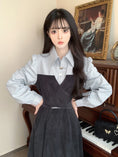 Load image into Gallery viewer, [YAMENGNI Series]★China style dress★ Women's long sleeve fake layered retro large size
