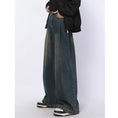 Load image into Gallery viewer, [BIGEMAN Series] ★Denim pants★ 2 colors Bottoms Unisex Men's Casual Simple Easy to match
