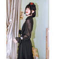 Load image into Gallery viewer, [Kokaisha---Hanabone Series] ★Chinese-style dress★ Long dress, unique, original, embroidered, puff sleeves
