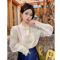 Load image into Gallery viewer, [MEIYI Series] ★China style tops★ Shirt, embroidery, long sleeve shirt, improves temperament, ladies, easy to match
