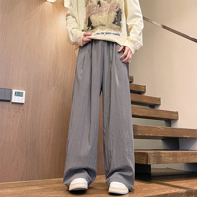 [LPZ Series] ★Chinese-style pants★ 5 colors Gaucho pants Bottoms Unisex Men's Large sizes Plain Simple