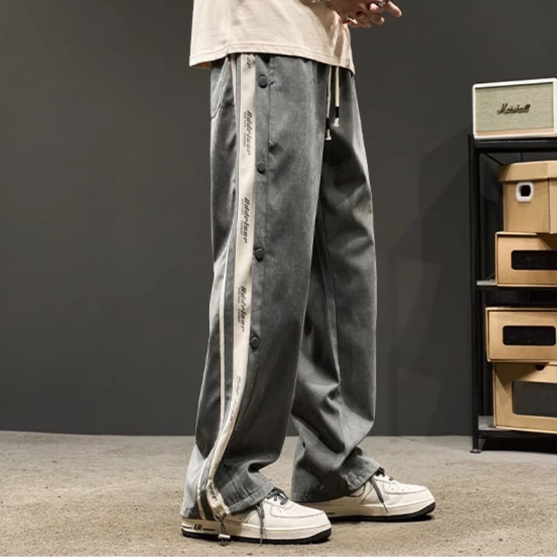 [SZON Series]★Casual pants★ 2color pants bottoms unisex men's color scheme easy to match