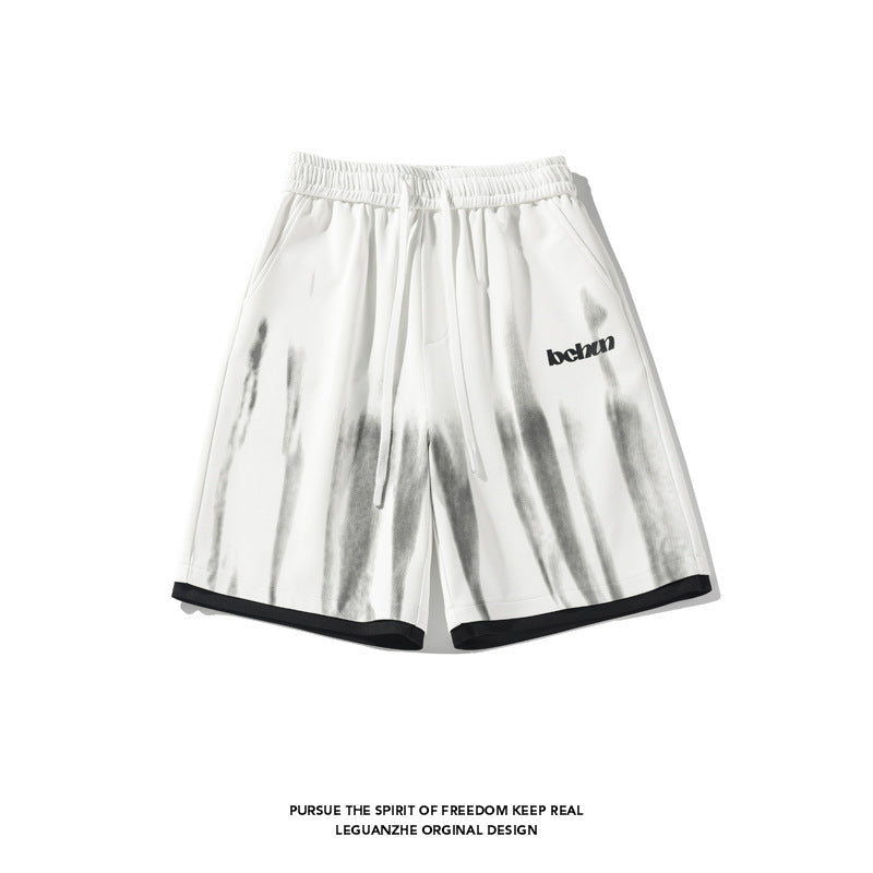 [BIGEMAN Series] ★Shorts★ 3 colors Bottoms Shorts Unisex Men's Casual Black White Green