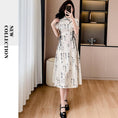 Load image into Gallery viewer, [QIANYUANXI Series] ★Chinese-style dress★ Improved Chinese dress, ink-wash pattern, cute, for dates and weddings
