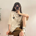 Gallery viewerに画像を読み込む, 【UATONLINEシリーズ】★Tシャツ★ 2color トップス 半袖 男女兼用 メンズ コットン 猫 ねこ ネコ
