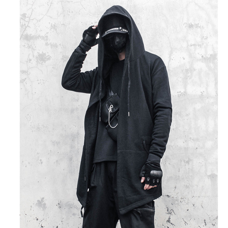 [WL Series] ★Outer★ Short sleeve type or long sleeve type Cloak with hood Unisex Men's Large size