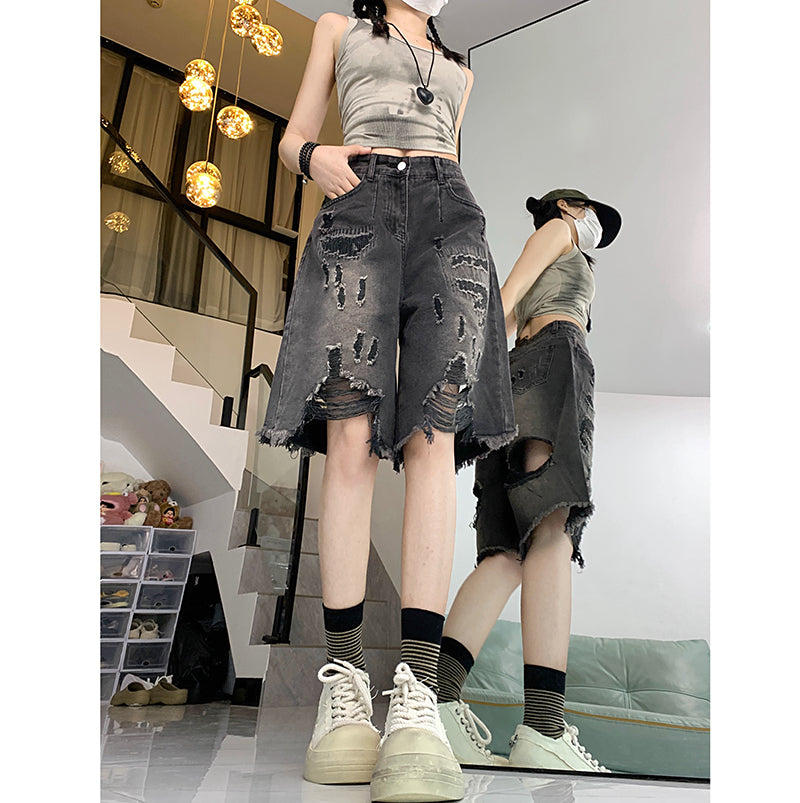 [PPG Series] ★Chinese-style pants★ 2 colors Bamboo Casual pants Trousers Bottoms Unisex Men's Large size Cool Thin Summer clothes Black Gray