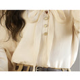 Load image into Gallery viewer, [GUIDUO Series] ★Shirt★ Tops Long Sleeve Shirt Blouse Improve Your Style Date Work V-neck Chiffon
