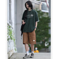 Gallery viewerに画像を読み込む, 【NCLLWシリーズ】★Tシャツ★ 4color トップス 半袖 男女兼用 メンズ カートゥーン 青 白 緑 灰 合わせやすい
