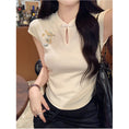 Load image into Gallery viewer, [TUANTUAN series] ★Chinese style tops★ 4color T-shirts for women, slimming, sexy, stylish design
