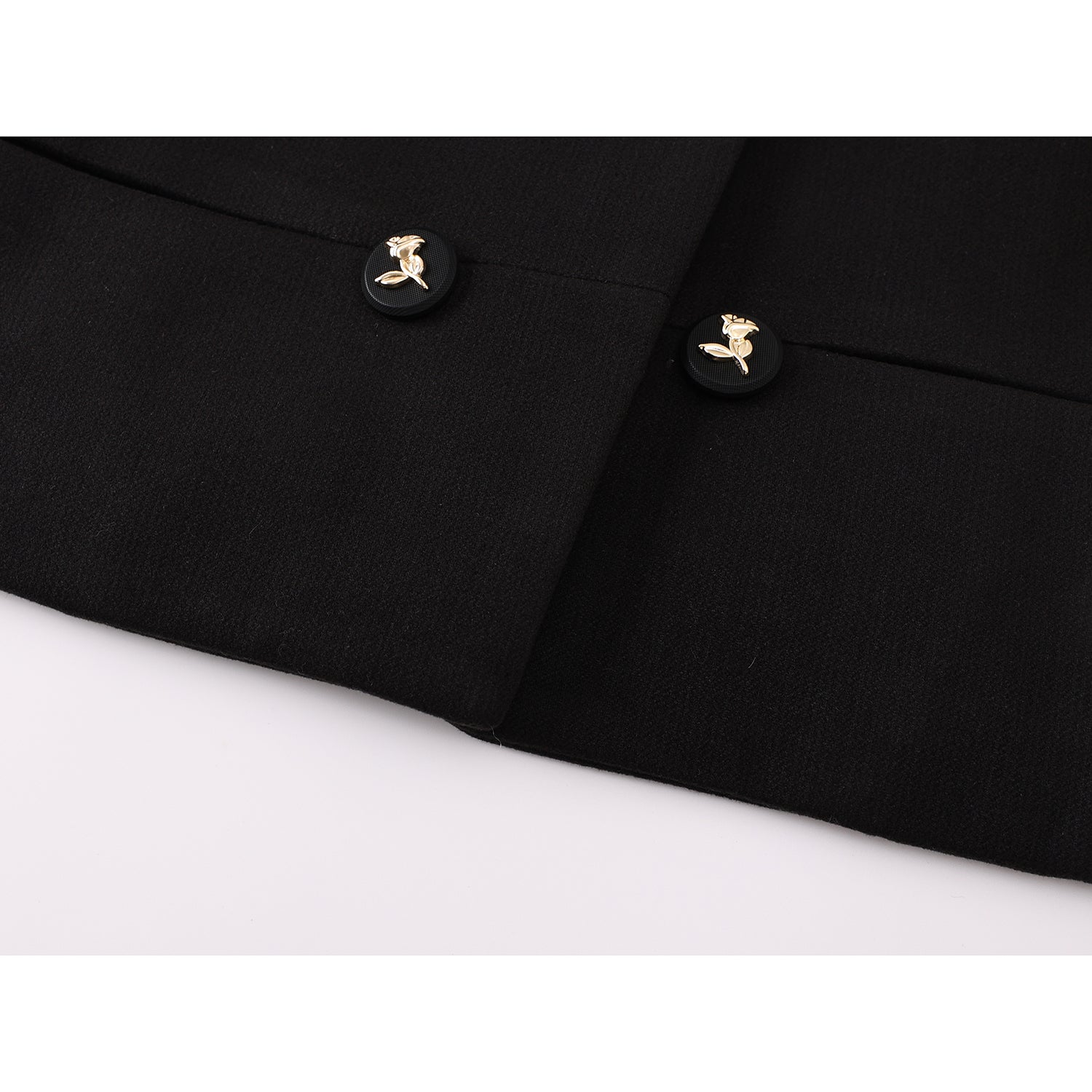 [LHSEN Series] ★Outer★ Stand neck Easy to match with design Black Black Improves temperament